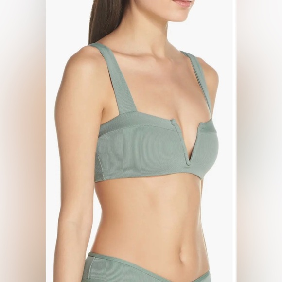 L*Space Lee Lee Ribbed Bikini Top in pink - Picture 5 of 10